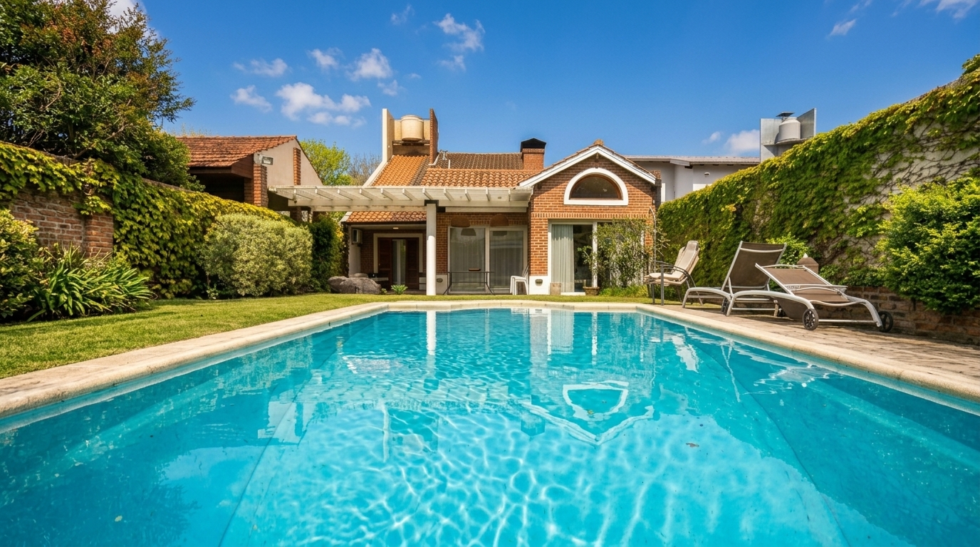 Importante Casa Con Piscina. Zona Residencial